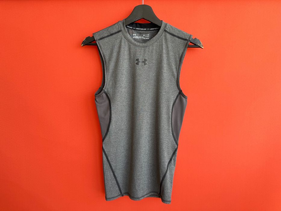 UNDER ARMOUR COMPRESSION Оригінал чоловіча спортивна майка футболка безрукавка розмір S