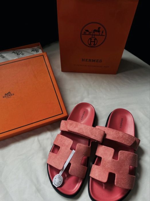 летнии тапочки Hermes