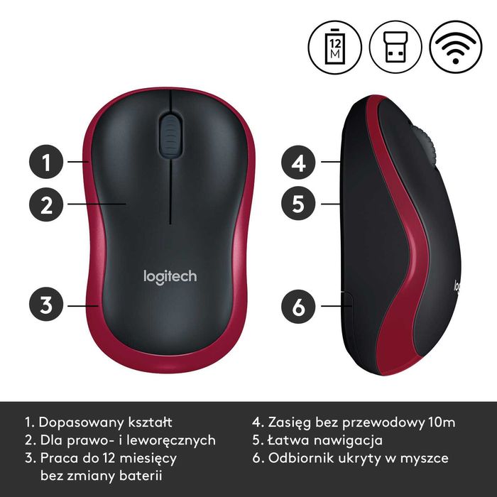Mysz bezprzewodowa Logitech M185