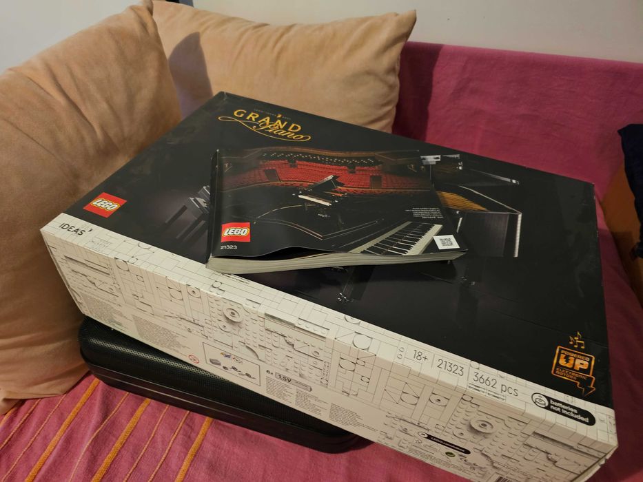 LEGO Ideas 21323 Grand Piano completo c/ caixa e instruções