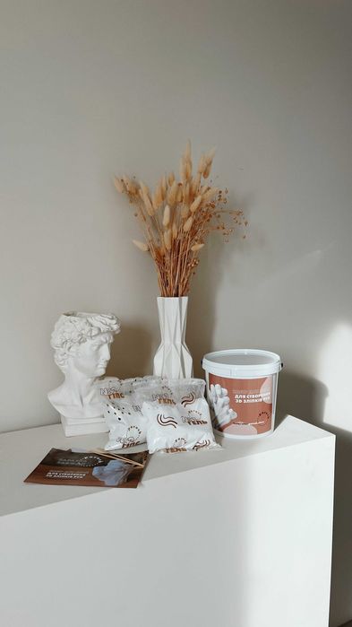 Набор для создания 3д слепка, слепки рук | Подарочный бокс