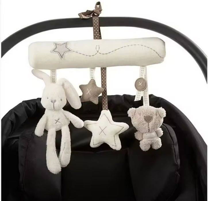 підвіска гусениця, іграшка на коляску, сенсорна іграшка, молекула,