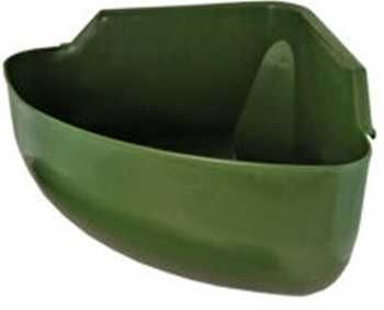 Karmidło narożne, oliwka, 31 l, 60 x 30 x 45 cm, Kerbl