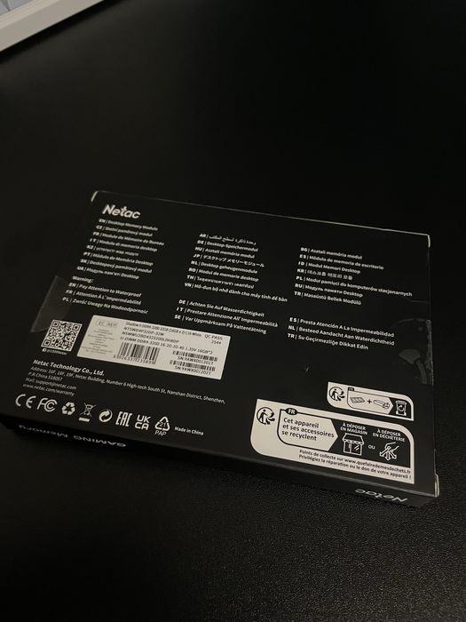 Нова ОЗУ DDR4 32Gb (2x16Gb) Kit Netac  3200Mhz cl16