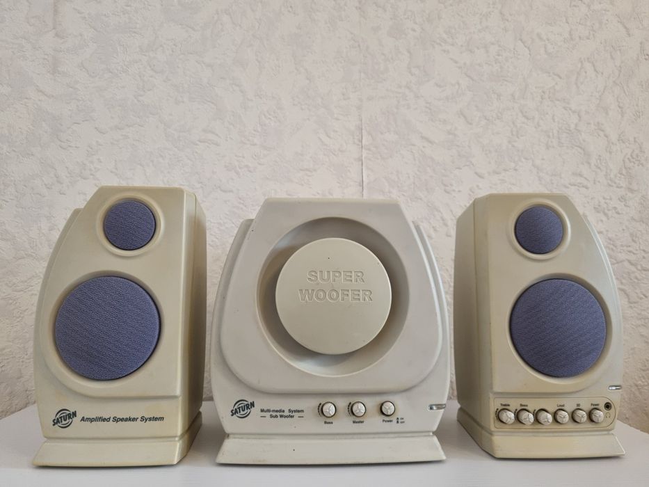 Saturn SP‑80632s акустична система 2.1 з сабвуфером — робоча