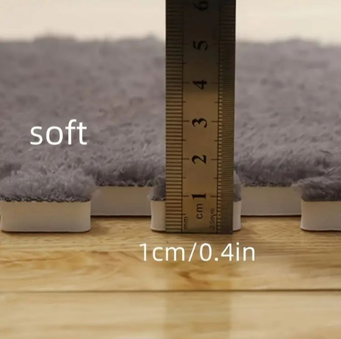 Коврик-пазл. Килимок. Плюшевий та теплий.