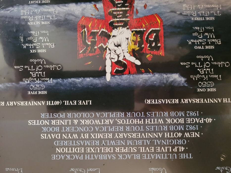 Winyl Black Sabbath Live Evil Box  4LP Super Deluxe Edition