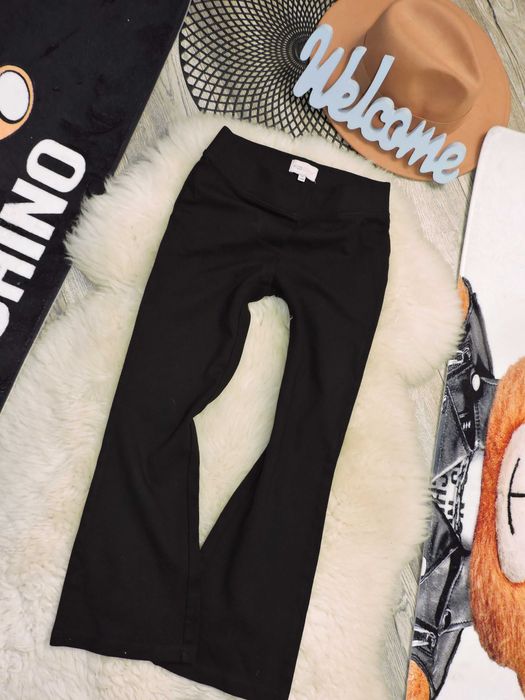 Only - czarne spodnie dzwony r 140