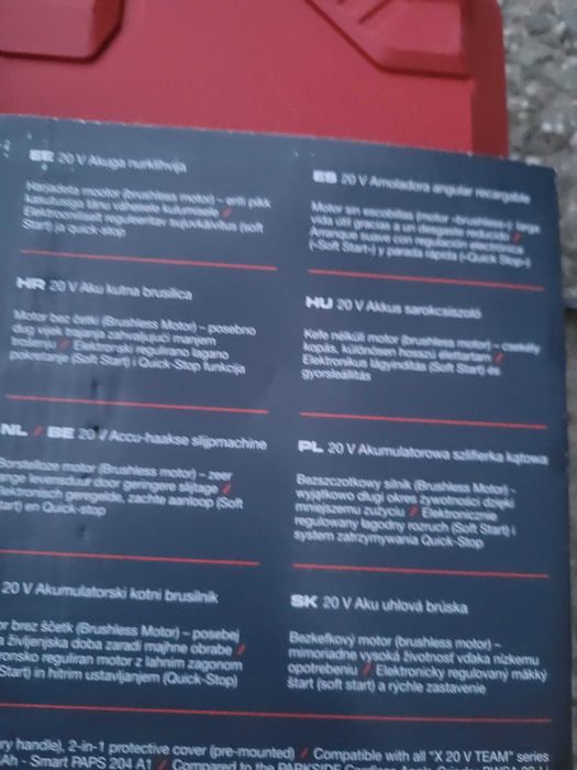 Szlifierka kątowa Parkside Performance