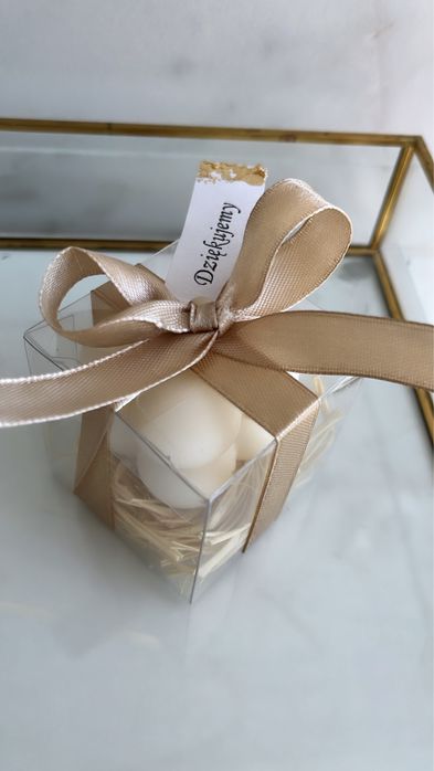 Świeczki sojowe „Mini bubble” - podziękowania, winietki