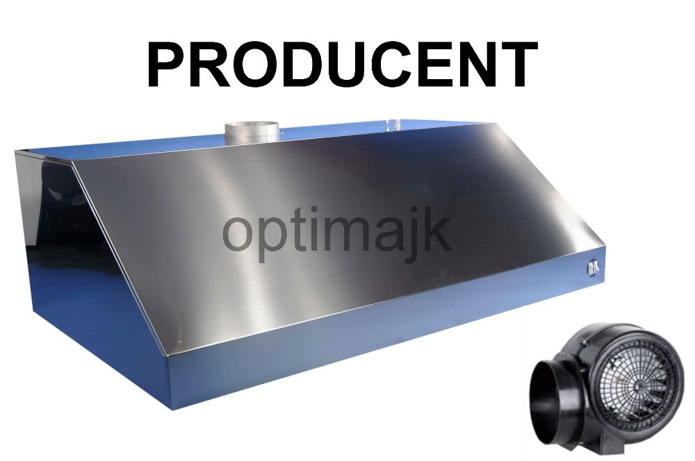 OKAP gastronomiczny nowy120 X 70 turbina 800 m3 /h