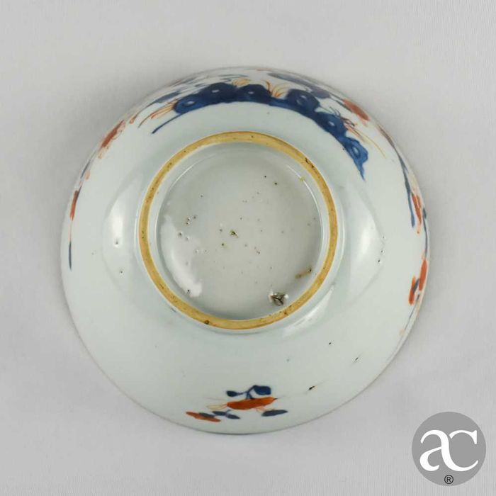 Taça porcelana da China decoração Imari, Período Qianlong, séc. XVIII