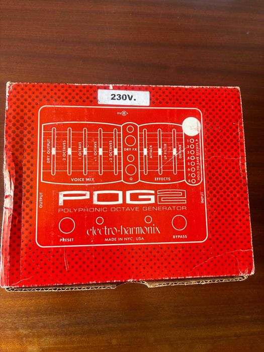 Pedal Electro-Harmonix POG 2 em ótimo estado e com caixa original!
