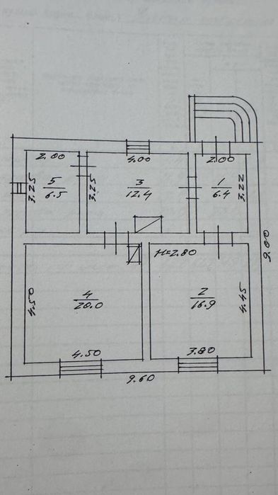 Пролаж будинку с.Середнє