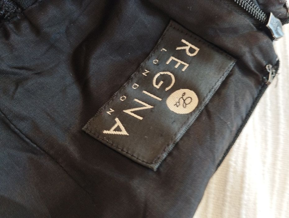 Sukienka koktajlowa, wieczorowa, na wesele maxi, ażurowy r. S Regina L