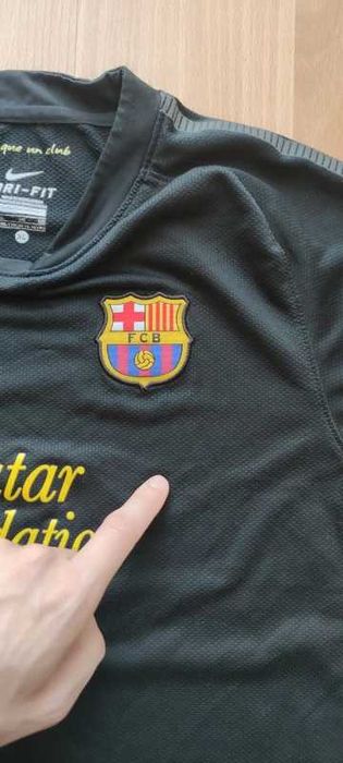FC Barcelona Koszulka wyjazdowa 2011/2012 nike piłkarska black