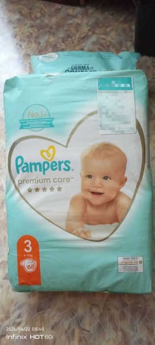 Pampers Premium Care 3 (68 шт.)