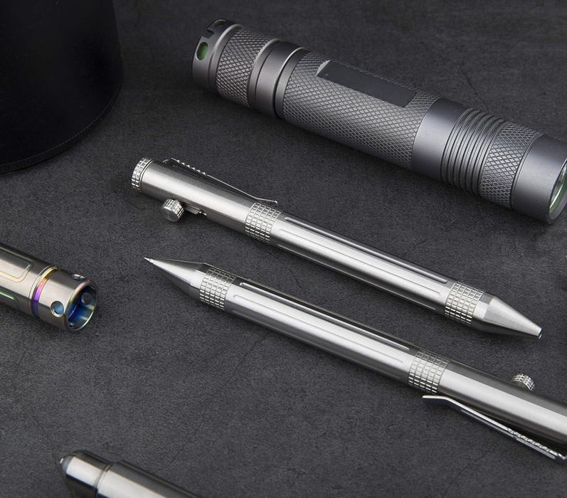 Caneta SMOOTHERPRO Bolt Action Aço Inox