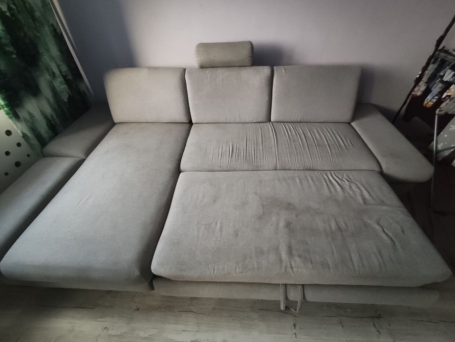 Narożnik szary rozkładany