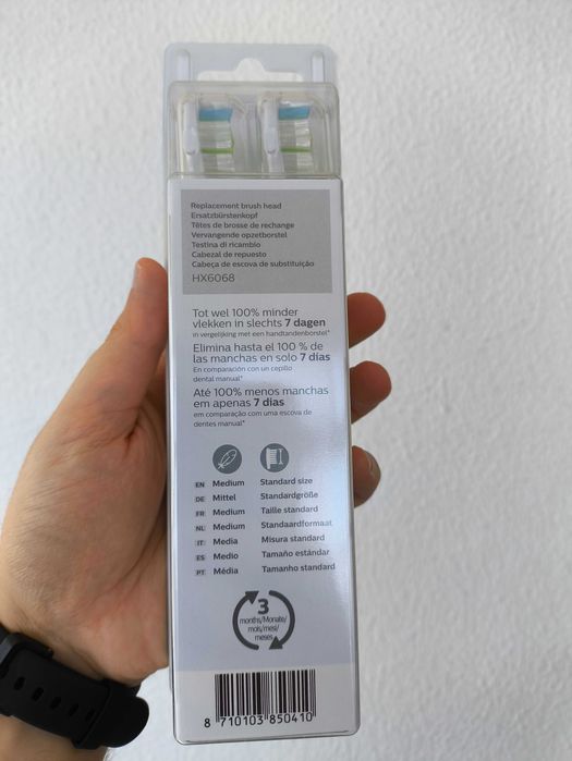 Escova de dentes eléctrica - Philips Sonicare 9900 Prestige - NOVA