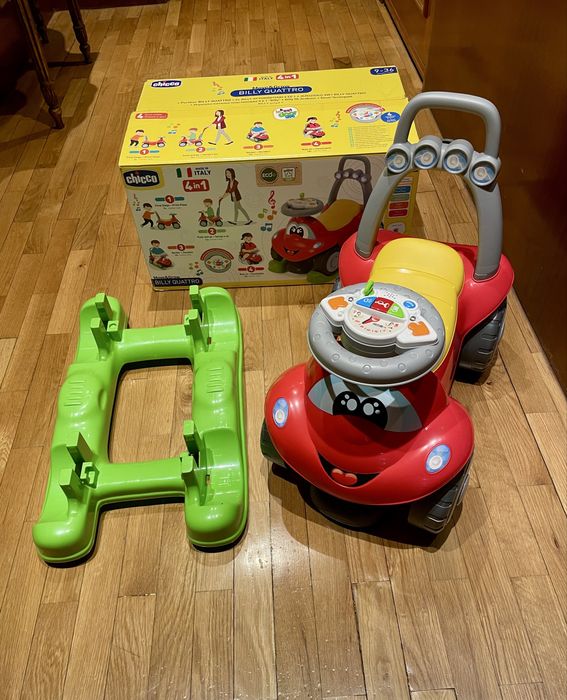 Brinquedo Chicco Billy Quattro 4 em 1 – Como Novo + Caixa Original
