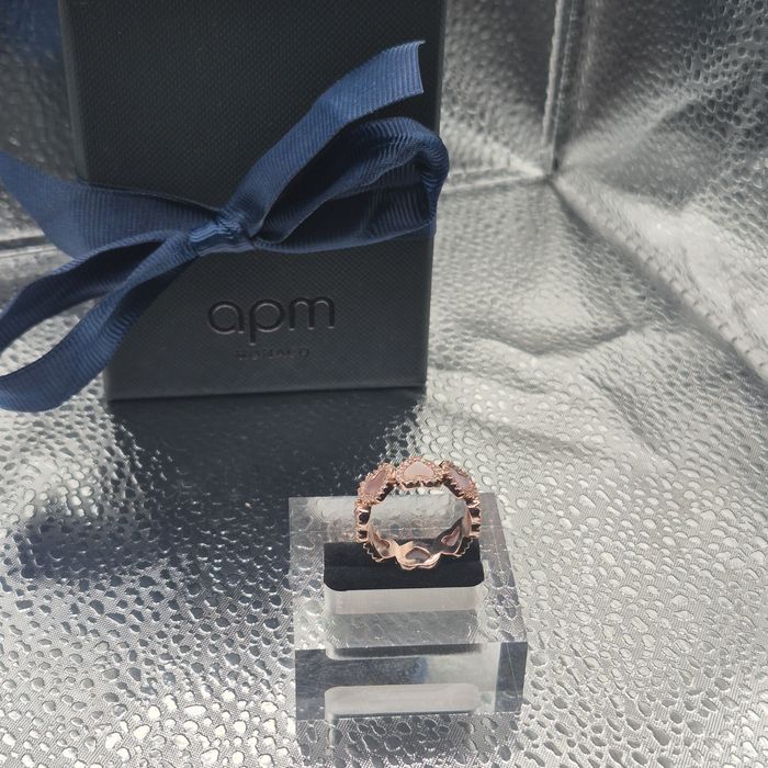 Anel APM Monaco corações rosa