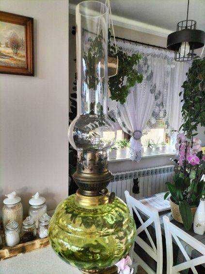 Lampa Naftowa Mosiężna