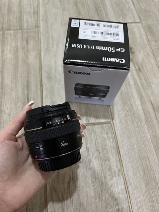 Обʼєктив Canon ef 50 mm f/1.4 з ГАРАНТІЄЮ