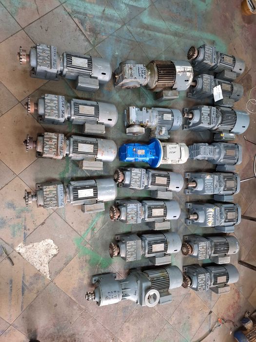 Motoreduktor 0,75kw 38obr Hamulec . Prosty. Łapowy . SEW