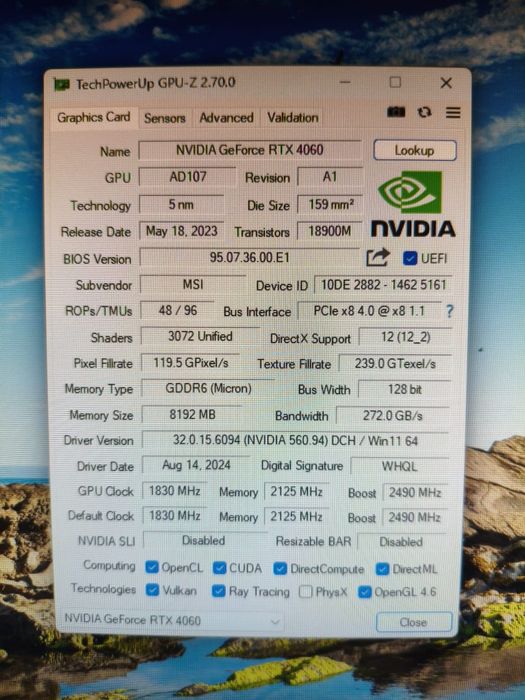 PC Gaming/Trabalho NVIDIA 4060 | 5600x | 1TB NVME | 16GB ram
