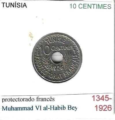 Tunísia - - - - - Moedas