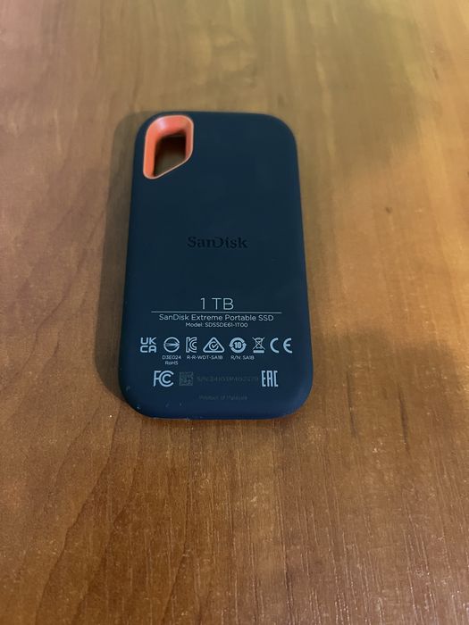 Зовнішній SSD-накопичувач SanDisk Extreme Portable 1tb