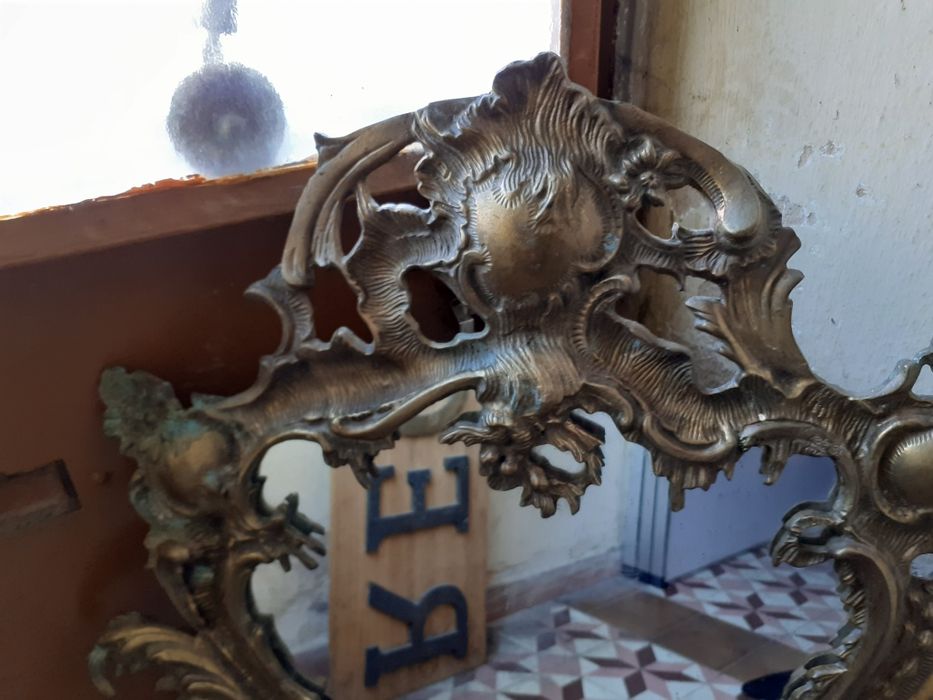 Espelho de Latão Trabalhado