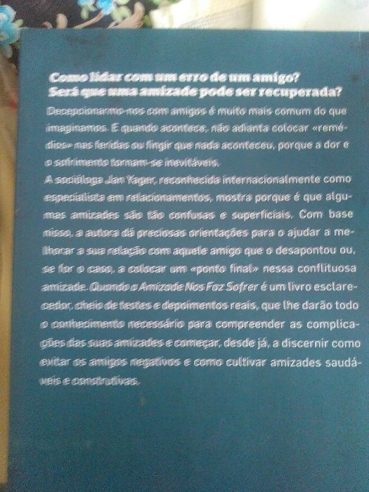 Quando a amizade nos faz sofrer