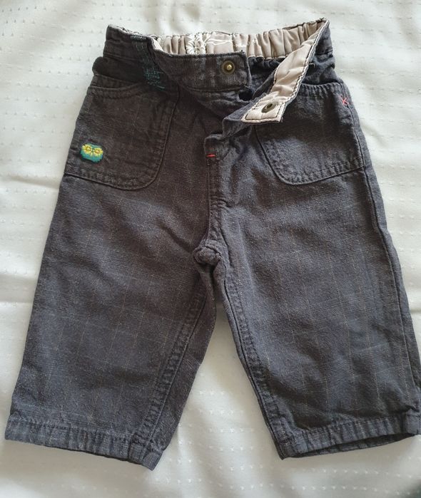 Spodnie z szerokimi nogawkami marki Rocha Little Rocha (68-74cm)