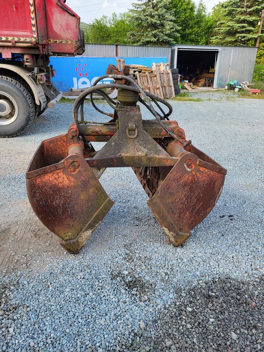 Łyżka chwytakowa hds z rotatorem.