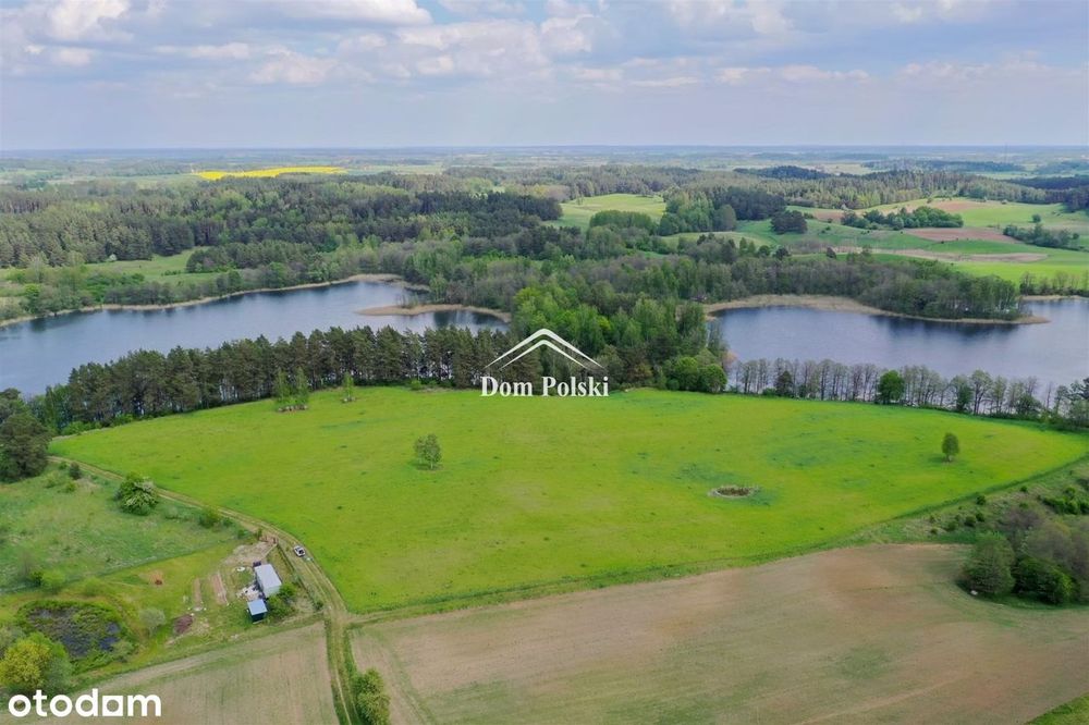 Mazury - Działki z linią brzegową jeziora - Gąski - Widok 4