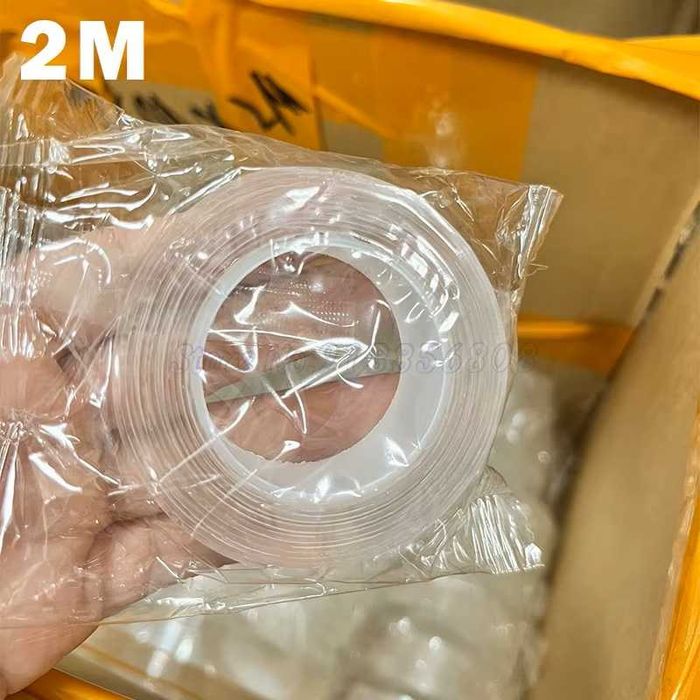 Taśma Nano Dwustronna Przezroczysta Wielokrotnego Użytku