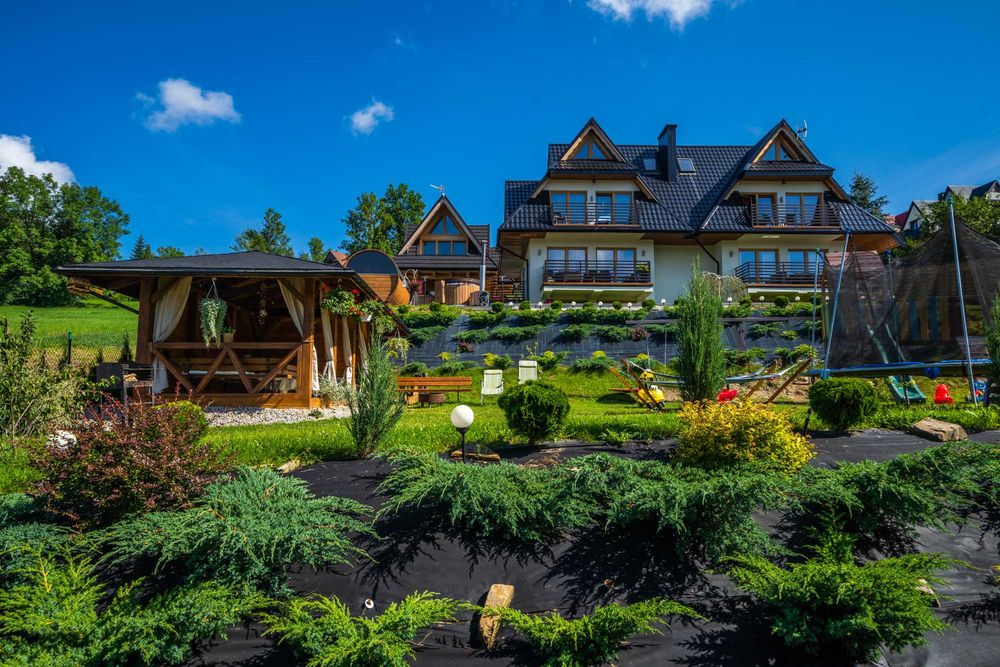 Domki-Apartamenty 4 min na Termy, widoki na Tatry, sauna i balia wodna