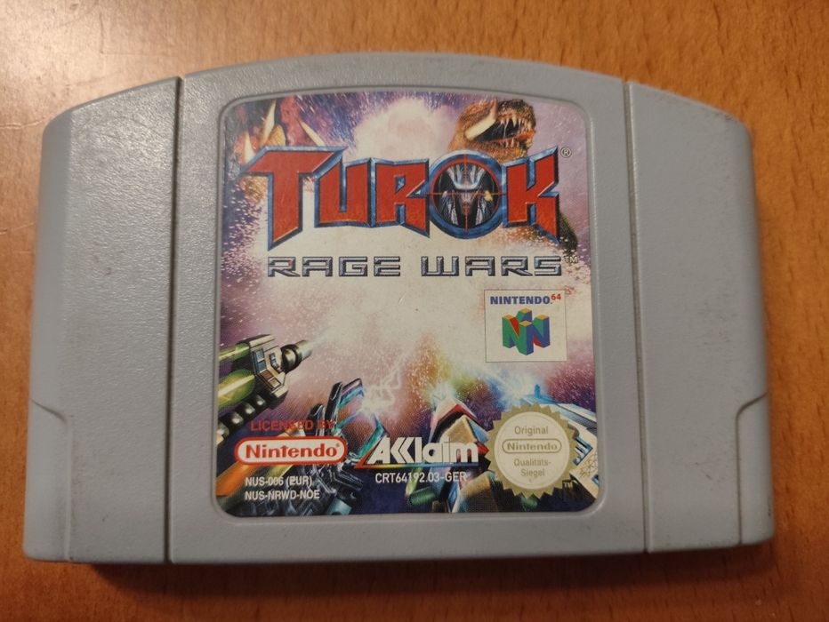 Turok Rage Wars Nintendo 64 N64 PAL Original Testado
