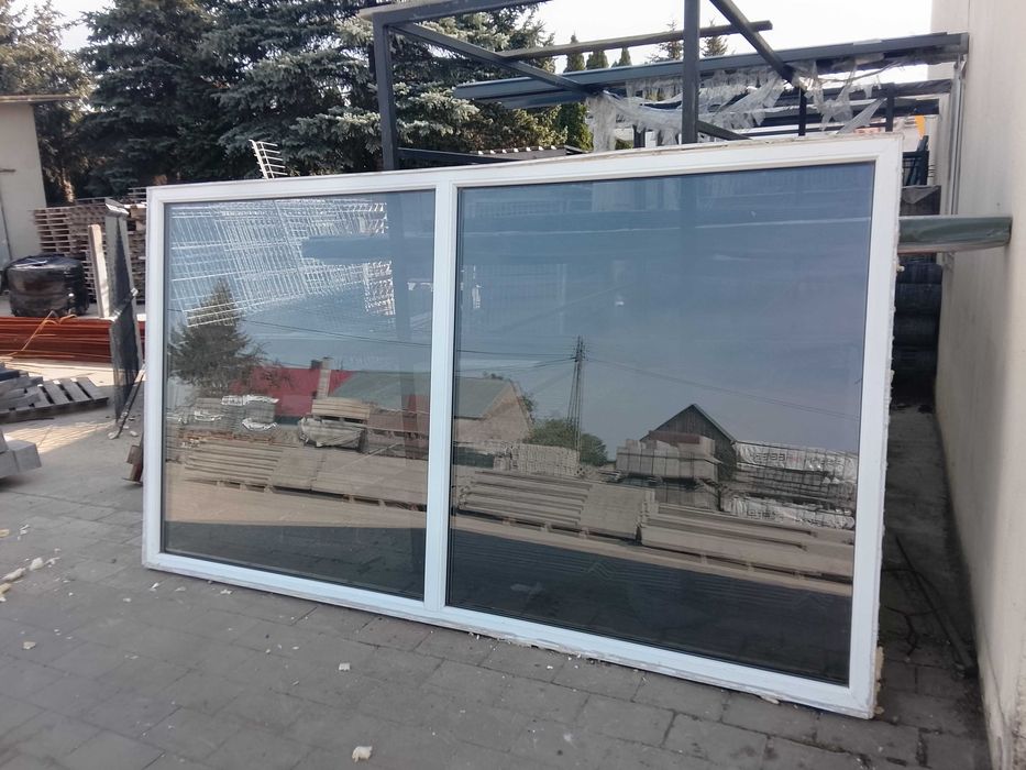 OKNA  ścienne nieuchylne duże 267cm*150cm- 6 sztuk