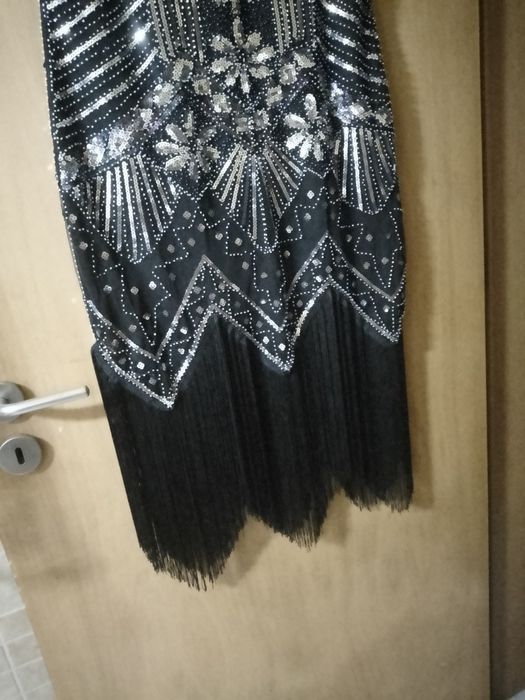 Vestido para a passagem do ano com lantejoulas