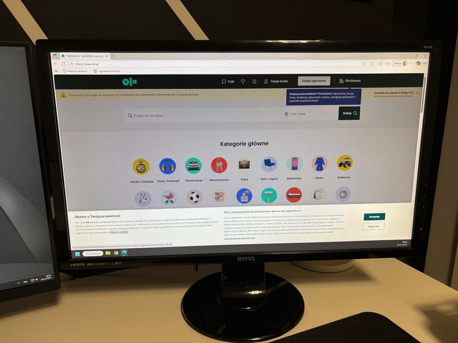 Monitor 24" Benq 2460