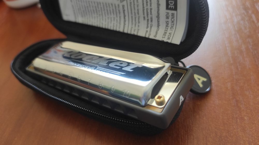 губна гармошка Hohner Rocket GoldenMelody MarineBand