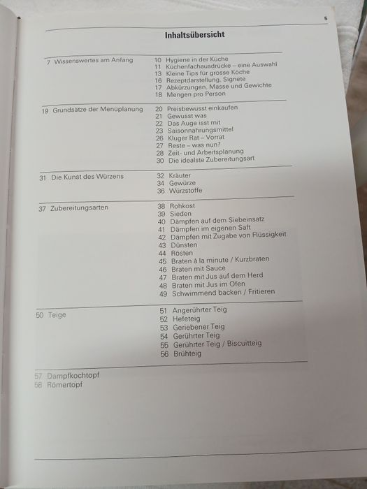 Livro de cozinha excecional suíço (em alemão )