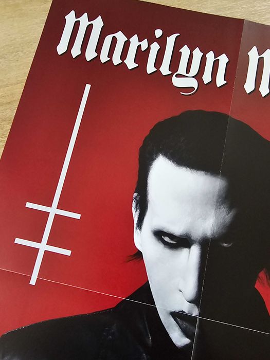 Marilyn Manson - Duży plakat z 2025 r. - Format A2 ok. 40 x 55 cm NOWY