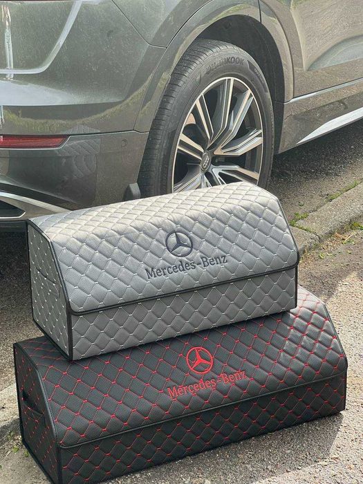 ПОСИЛЕНИЙ! Органайзер в авто, сумка в багажник, автокейс, еко шкіра