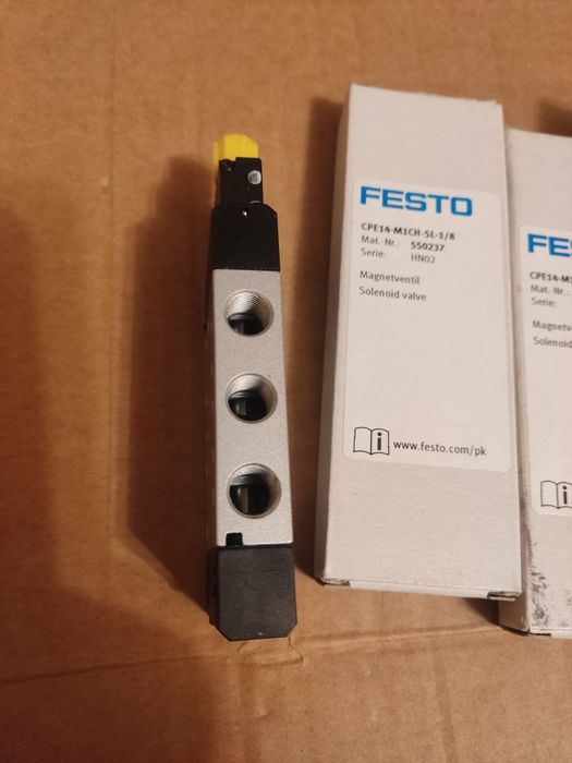 Пневмоклапан, електромагнітний FESTO

5

CPE14-

M1CH-5L-1/8