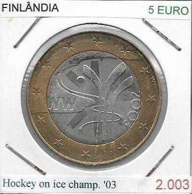Finlândia - - - Moedas Comemorativas Bimetálicas de 5 Euros