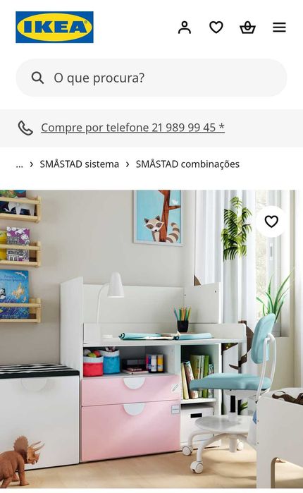 Trocador SMASTAD Ikea